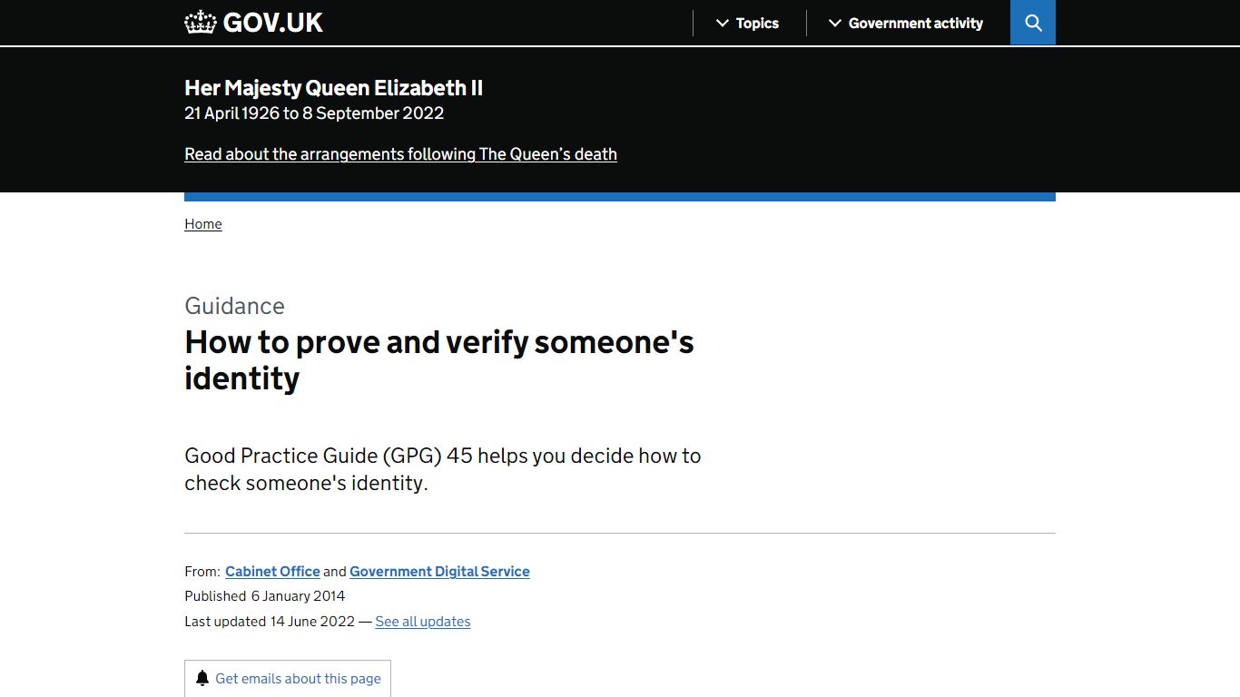 How to prove and verify someone's identity - GOV.UK