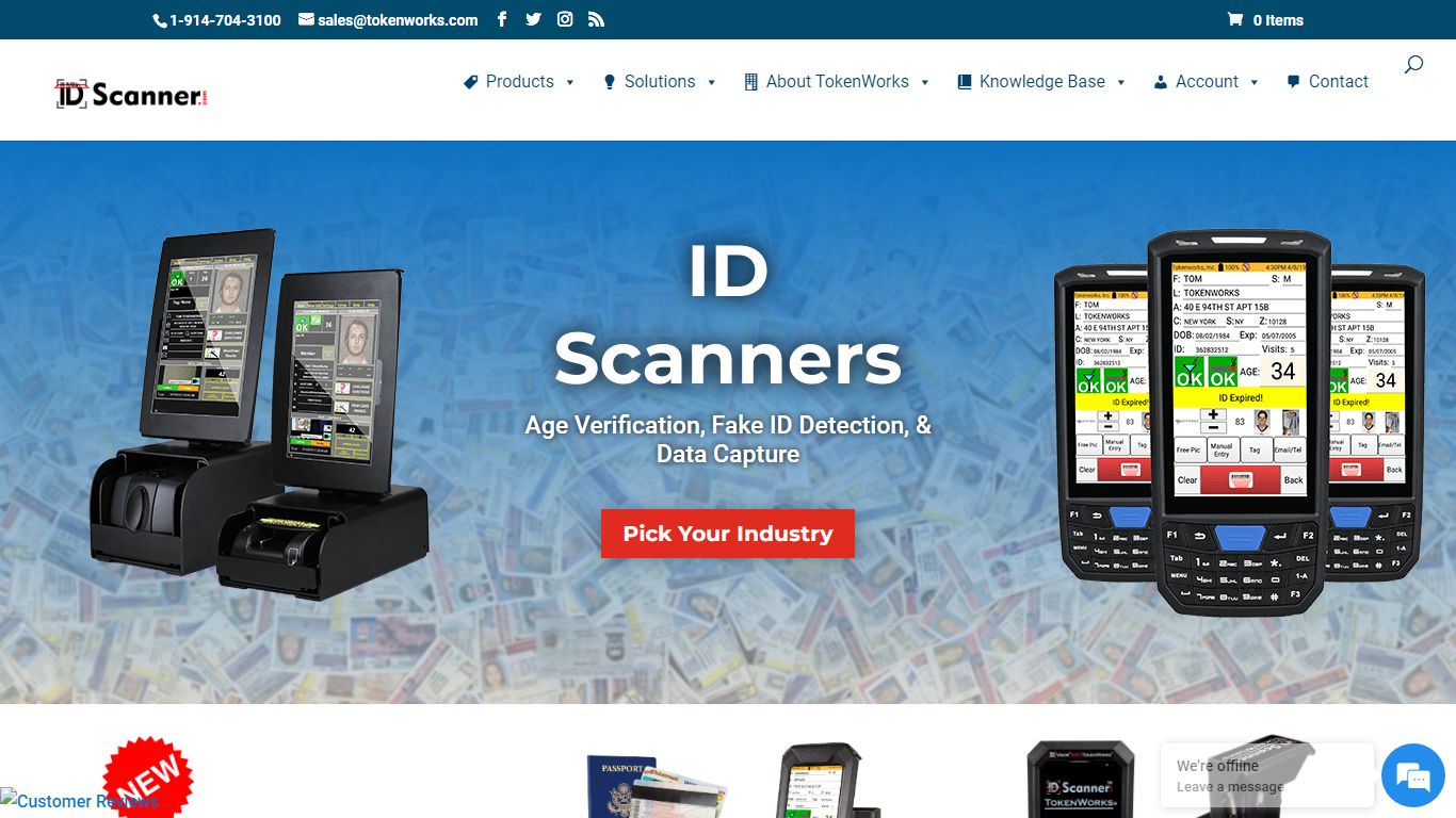 ID Scanner for Age Verification, Form Filling, Fake ID Detection